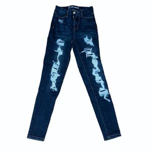 NOBO, size 1, blue jeans with rips